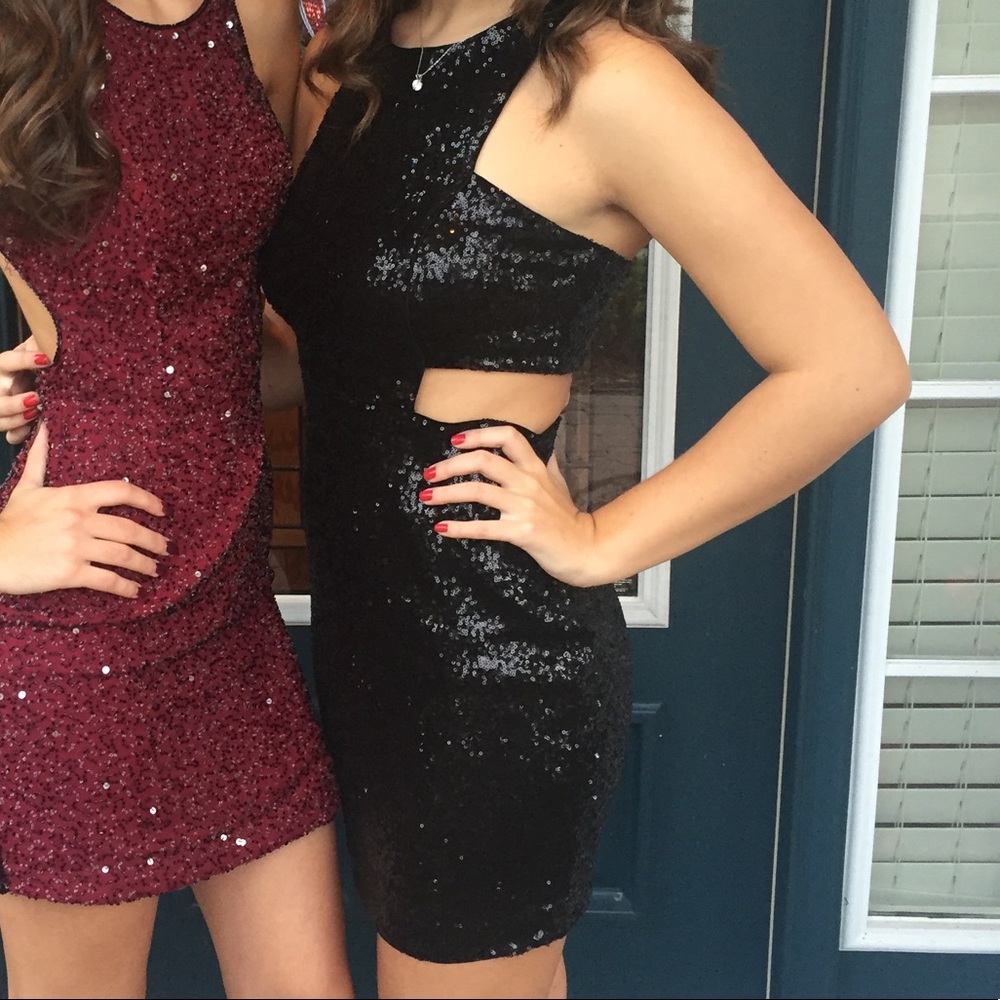 Sequin mini dress
